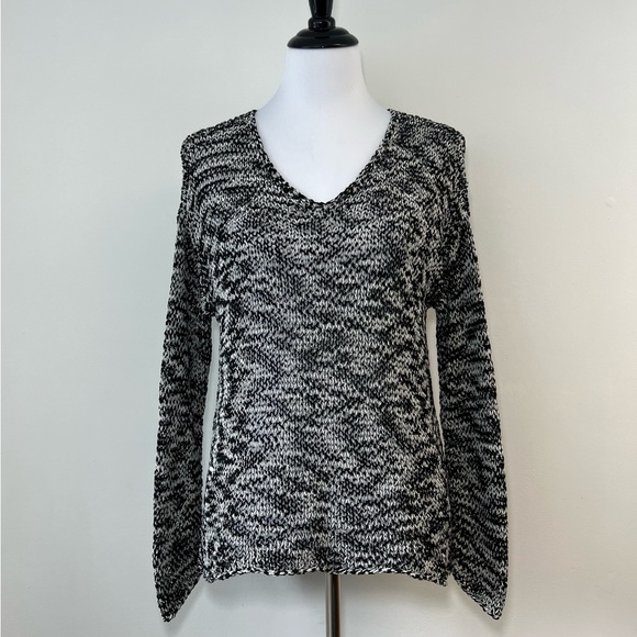 EILEEN FISHER Knit V-Neck Sweater - Picture 1 of 6
